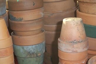 Clay pots